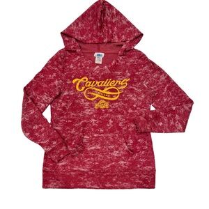 NBA Cleveland Cavaliers Red Acid Wash Hoodie Sweatshirt Women’s M